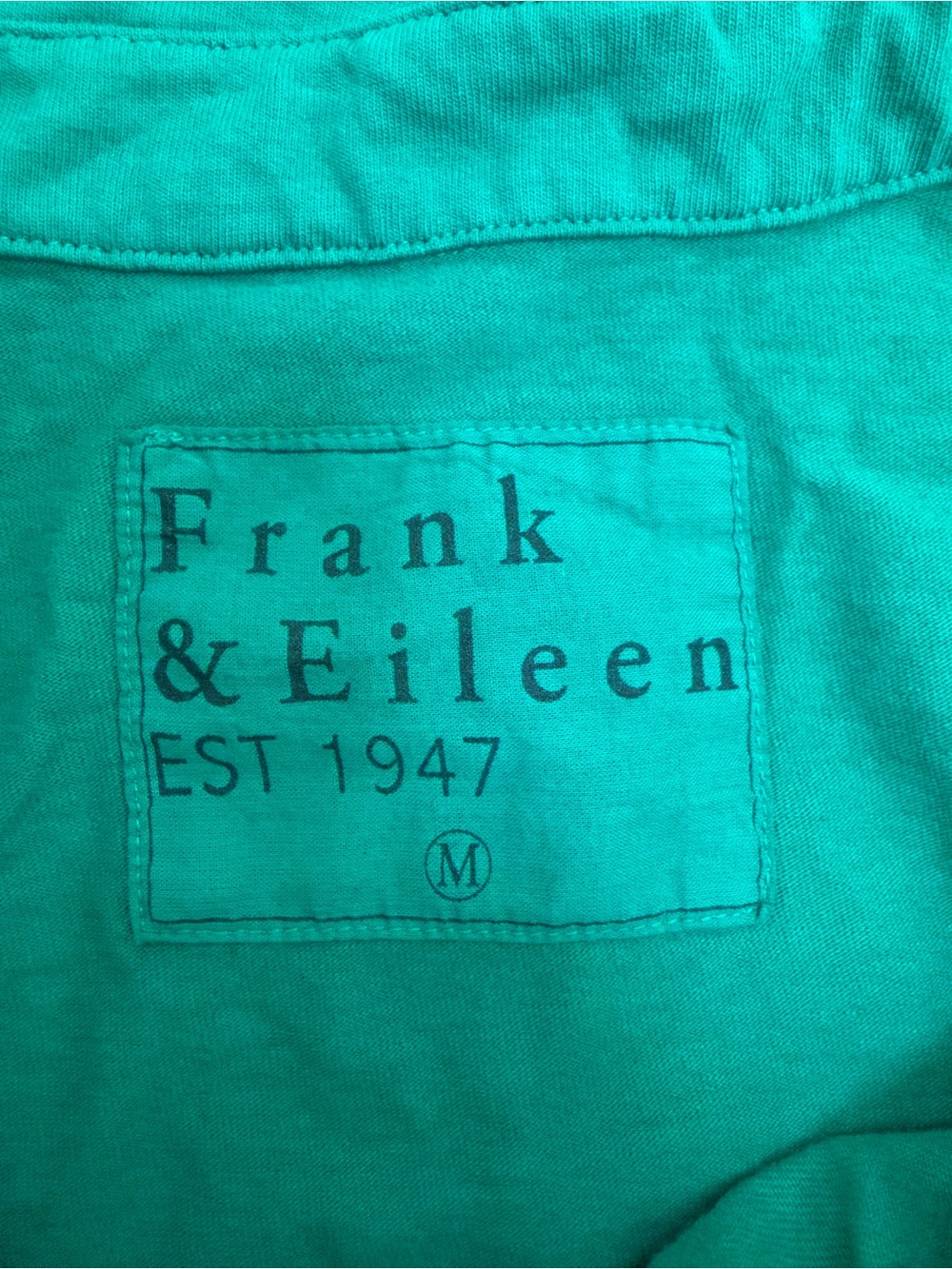 Frank & Eileen NWOT Jersey Patrick popover henley green - med - Picture 5 of 8